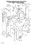 Diagram for 08 - Freezer Liner And Air Flow Parts