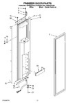 Diagram for 11 - Freezer Door Parts