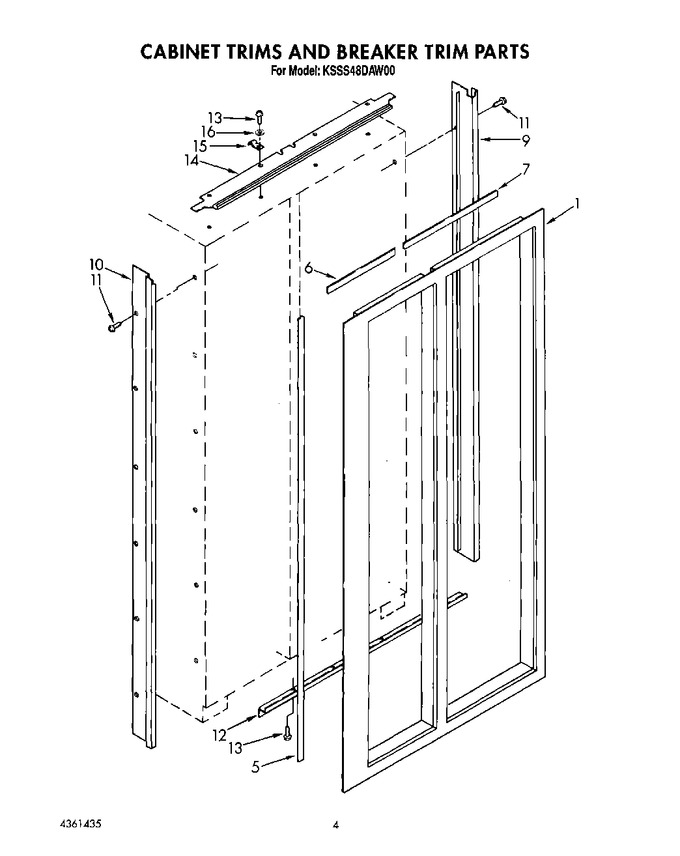 Diagram for KSSS48DAW00