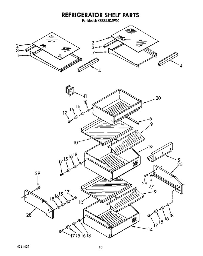 Diagram for KSSS48DAW00
