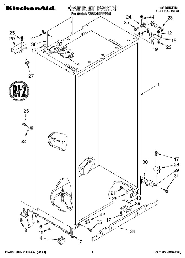 Diagram for KSSS48QDW02
