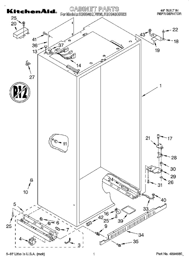 Diagram for KSSS48QDW05