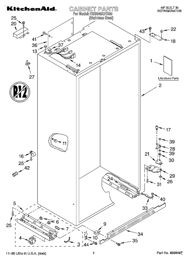 Diagram for KSSS48QHX00