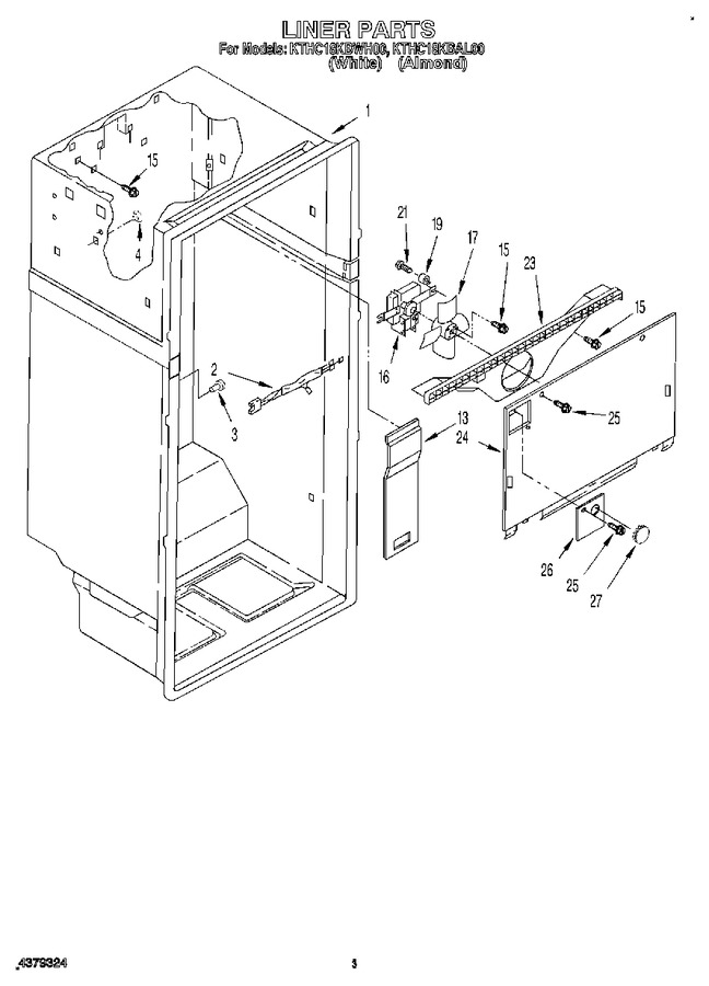 Diagram for KTHC18KBWH00