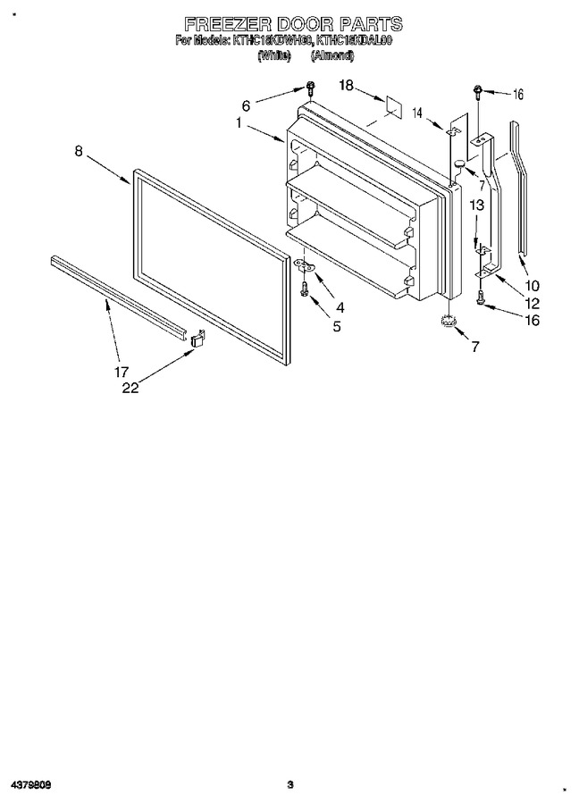 Diagram for KTHC18KDWH00