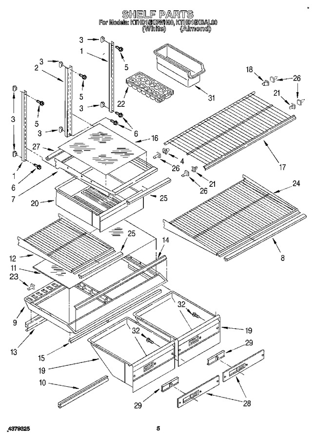 Diagram for KTHD18KBWH00
