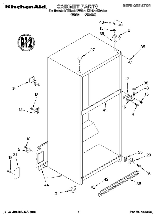 Diagram for KTHD18KDAL01