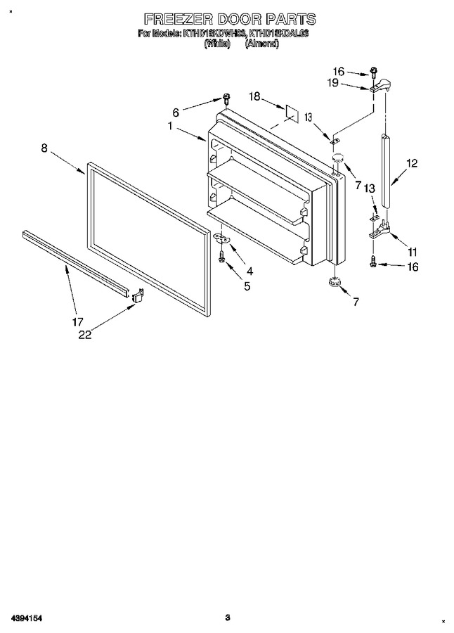 Diagram for KTHD18KDWH03