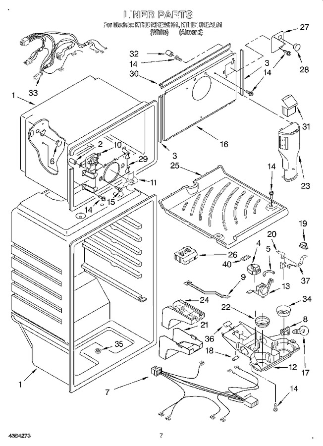 Diagram for KTHD18KEWH01