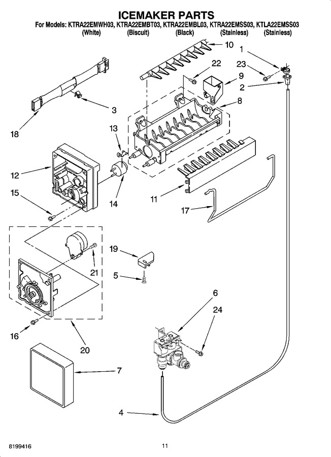 Diagram for KTRA22EMWH03