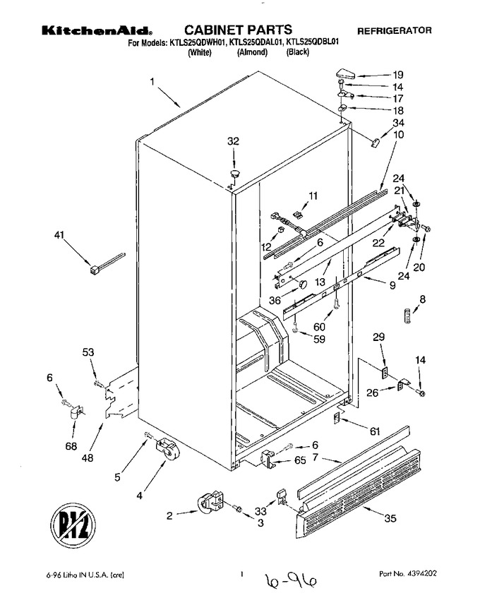 Diagram for KTLS25QDWH01