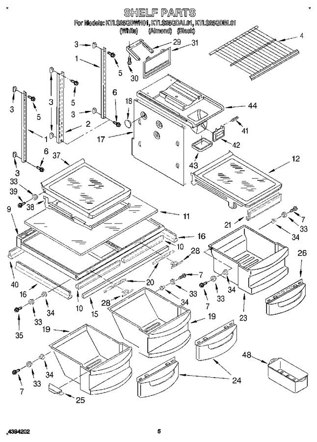 Diagram for KTLS25QDWH01