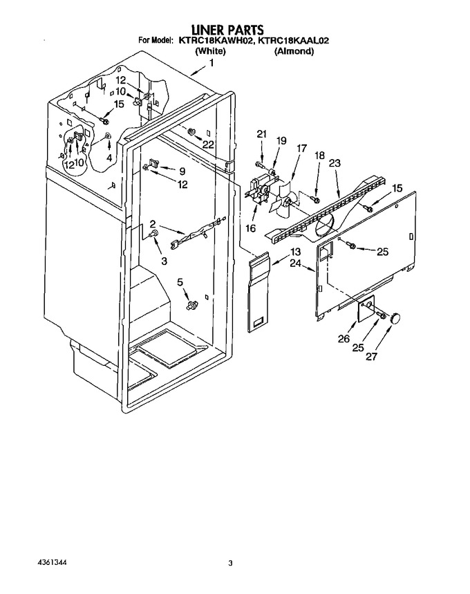 Diagram for KTRC18KAWH02