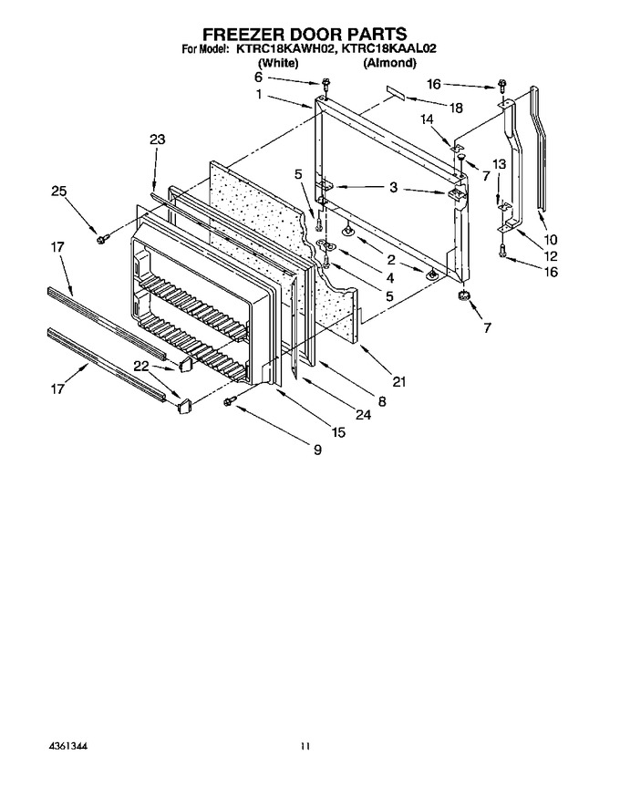 Diagram for KTRC18KAWH02