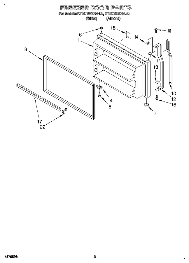 Diagram for KTRC18KDWH00