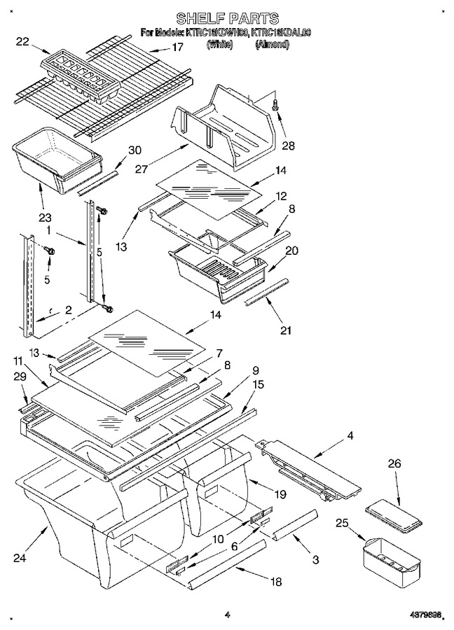 Diagram for KTRC18KDWH00