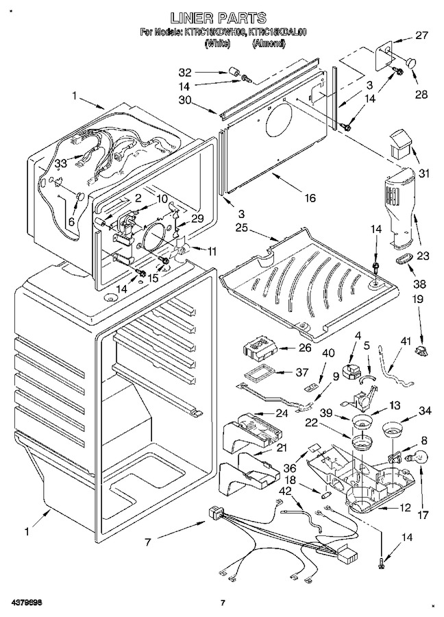 Diagram for KTRC18KDWH00