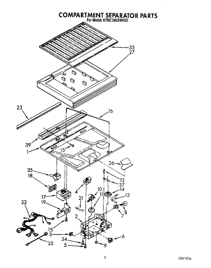 Diagram for KTRC18KXWH00