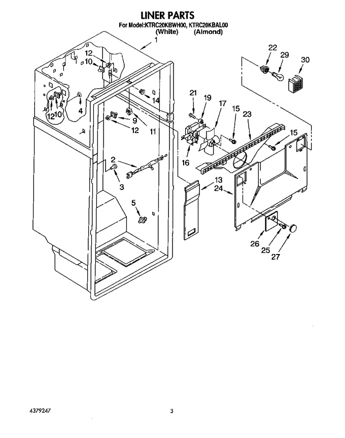 Diagram for KTRC20KBAL00