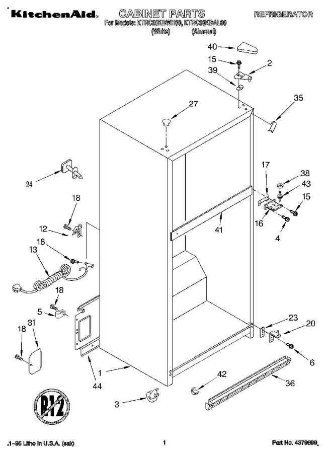 Diagram for KTRC20KDWH00