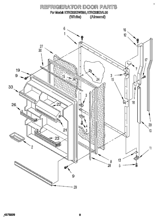 Diagram for KTRC22KBWH00