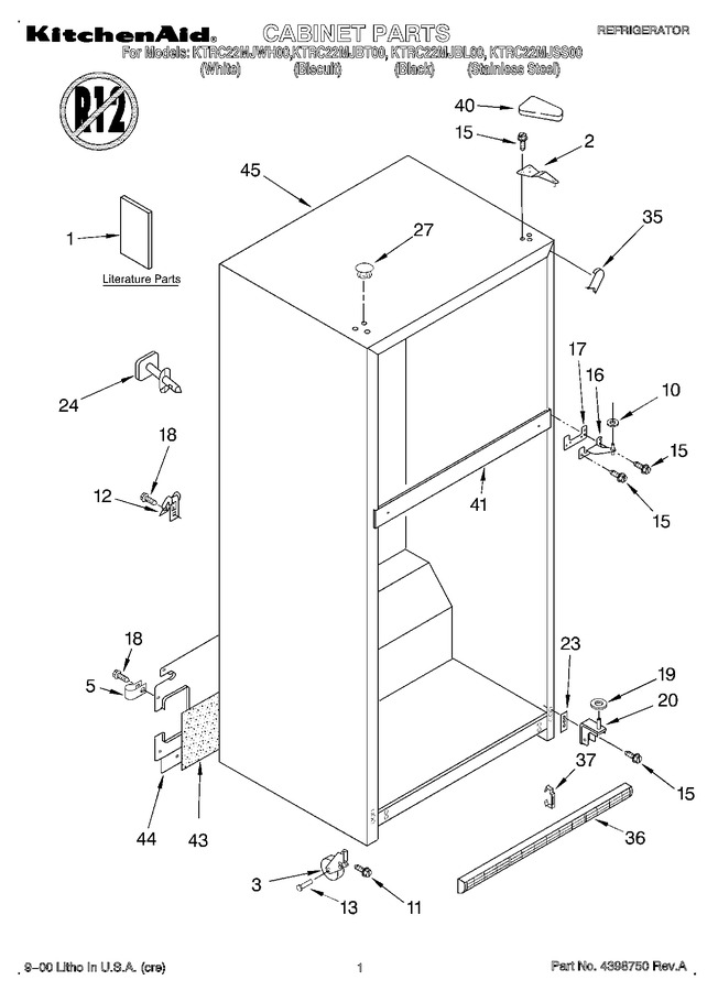 Diagram for KTRC22MJBT00