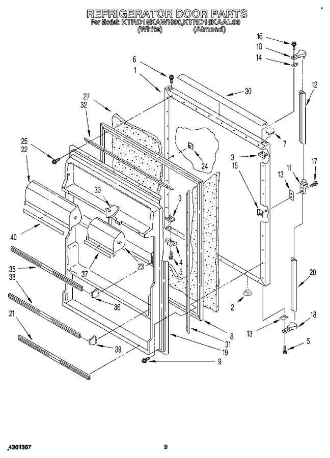 Diagram for KTRD18KAWH00