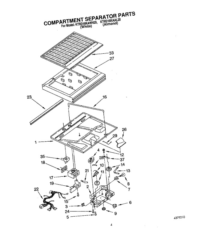 Diagram for KTRD18KAWH20