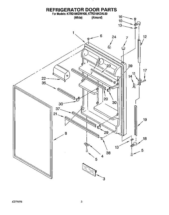 Diagram for KTRD18KDWH00