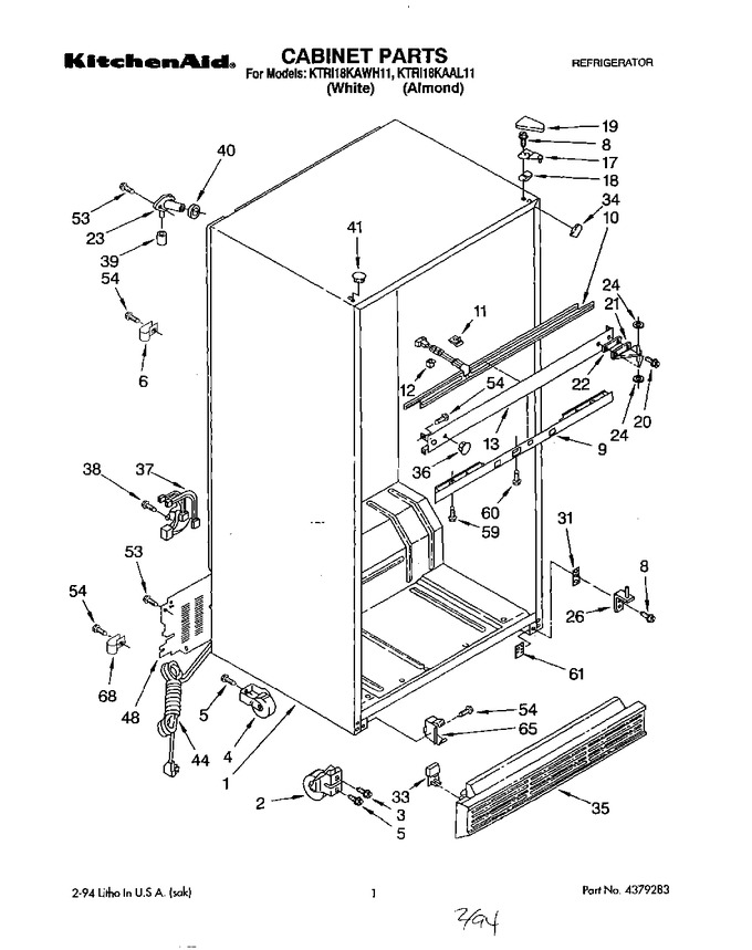 Diagram for KTRI18KAWH11