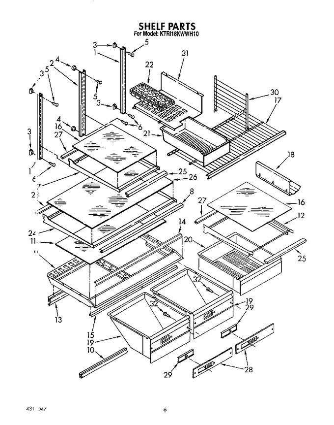 Diagram for KTRI18KWWH10