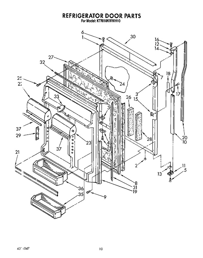 Diagram for KTRI18KWWH10