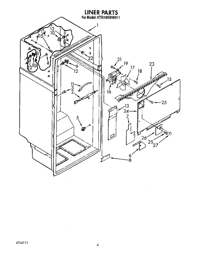 Diagram for KTRI18KWWH11