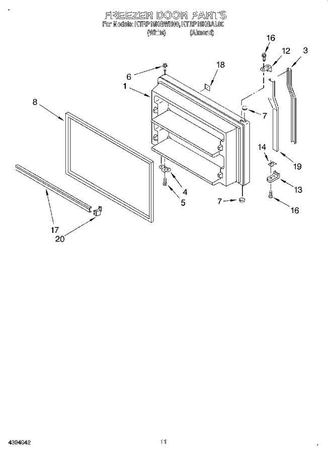 Diagram for KTRP19KGWH00