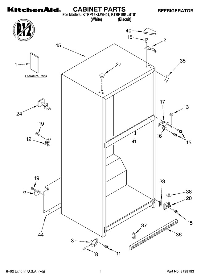 Diagram for KTRP19KLWH01