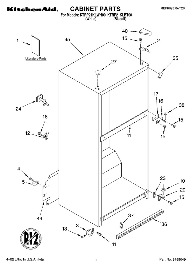 Diagram for KTRP21KLBT00
