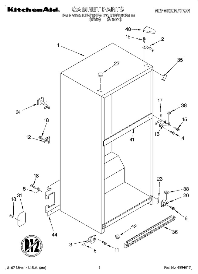 Diagram for KTRS19KFWH00