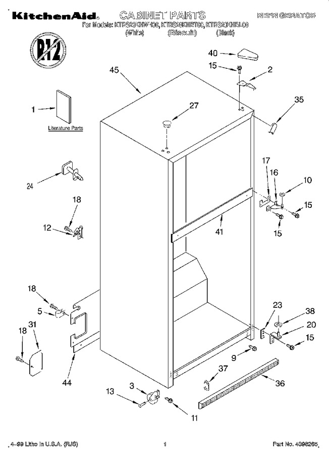 Diagram for KTRS20KHWH00