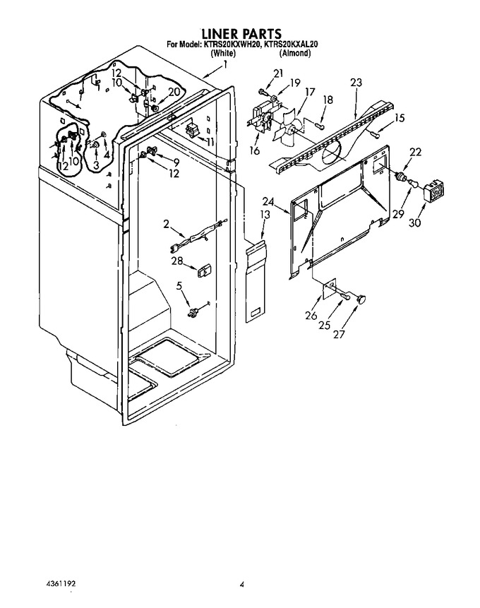 Diagram for KTRS20KXAL20