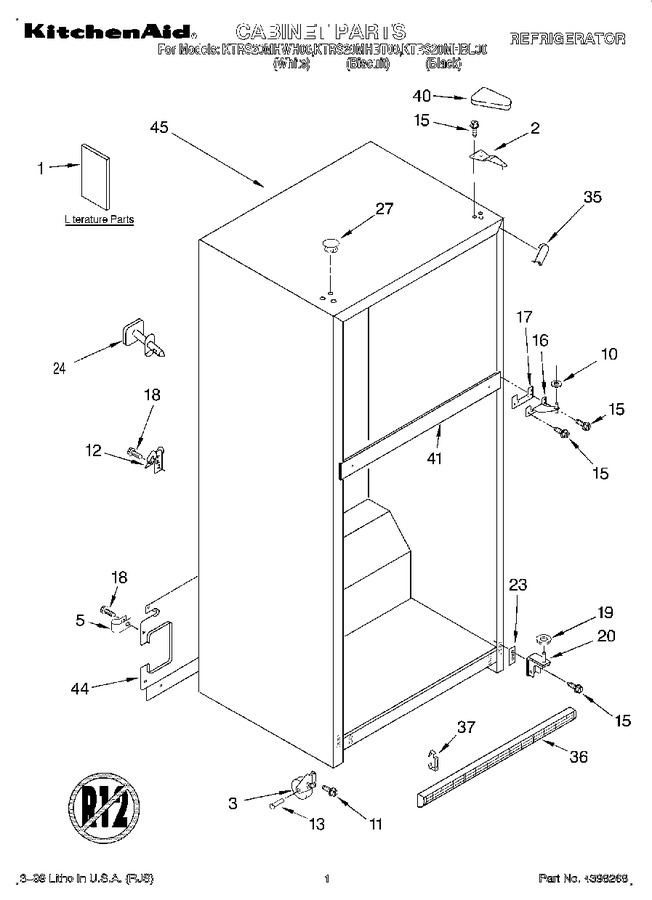 Diagram for KTRS20MHWH00