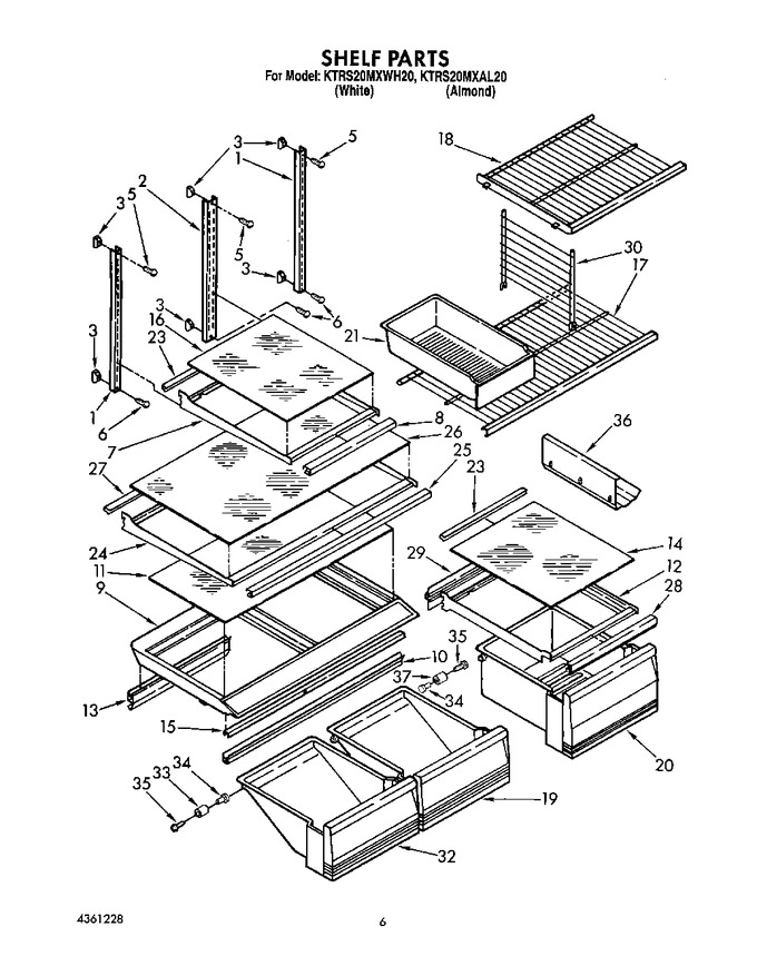 Diagram for KTRS20MXWH20