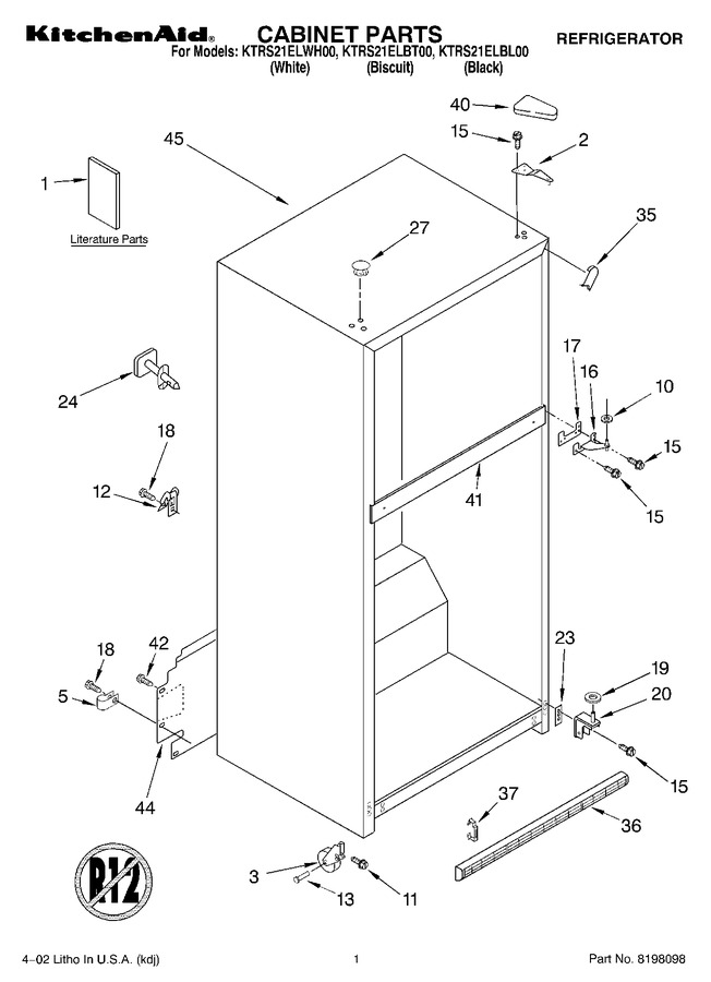 Diagram for KTRS21ELBT00