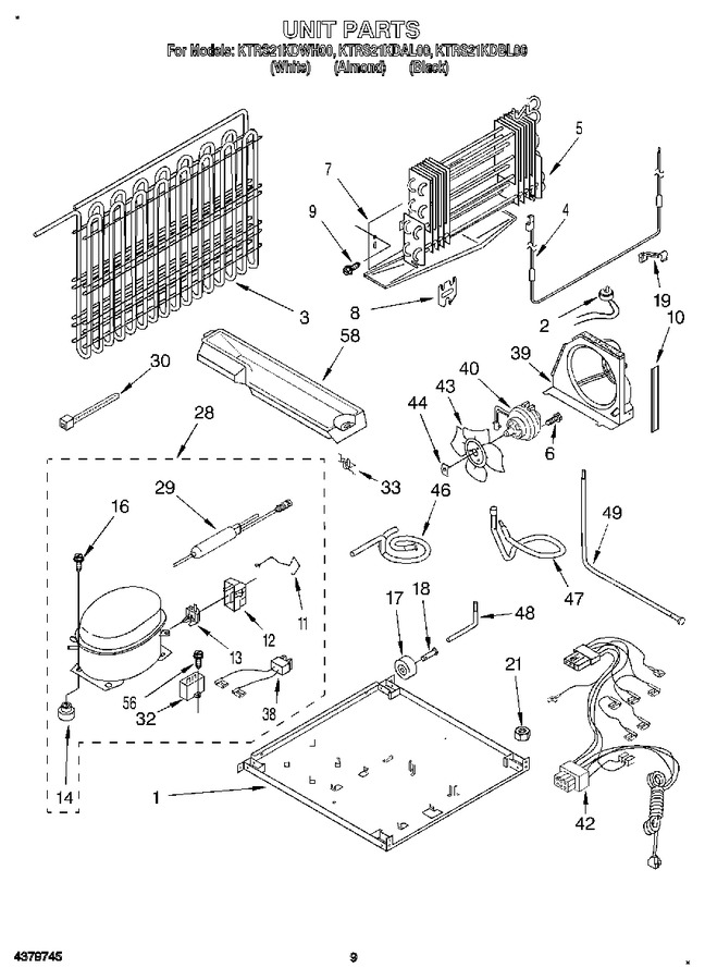 Diagram for KTRS21KDWH00