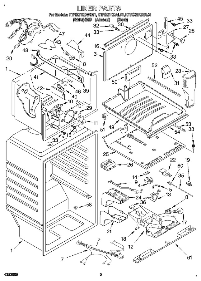 Diagram for KTRS21KDWH01