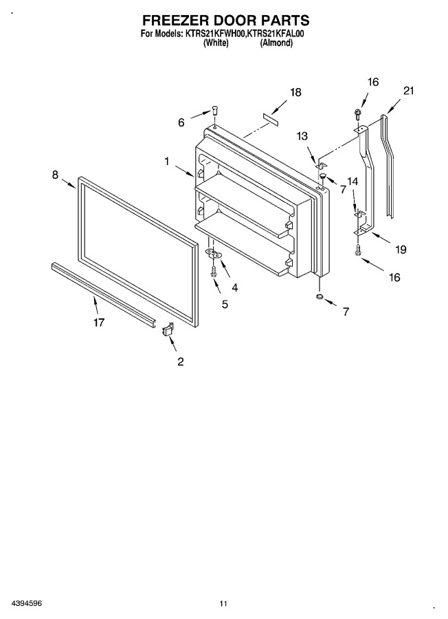 Diagram for KTRS21KFWH00