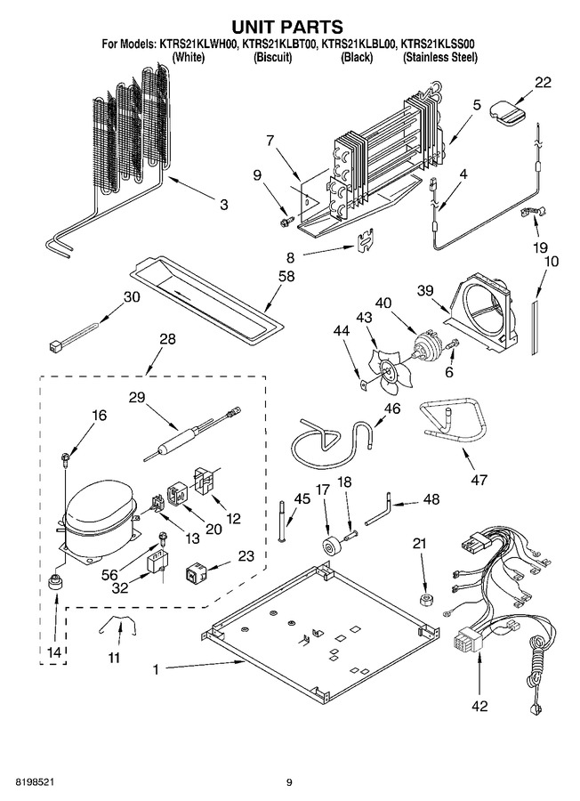 Diagram for KTRS21KLWH00
