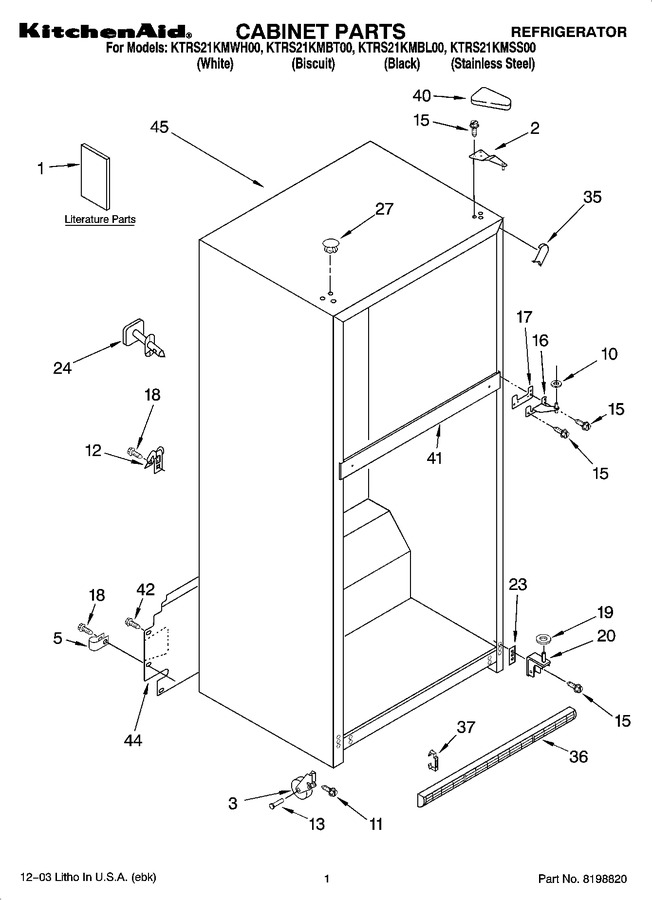 Diagram for KTRS21KMWH00