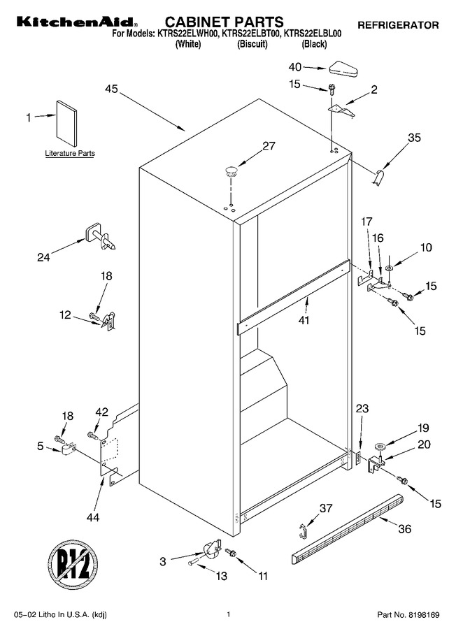 Diagram for KTRS22ELWH00