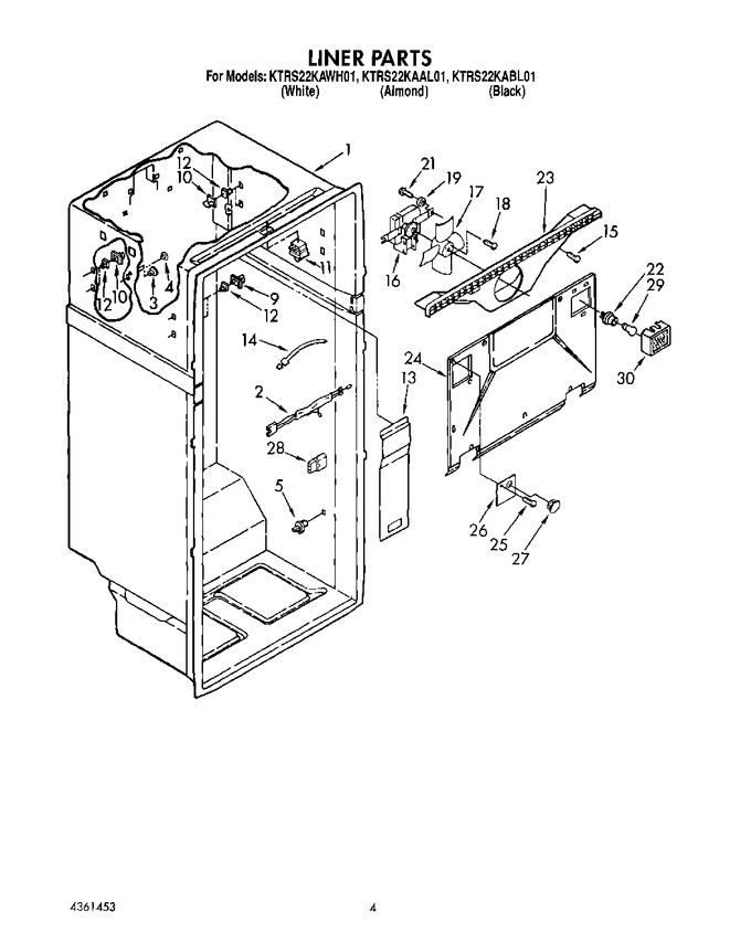 Diagram for KTRS22KAWH01