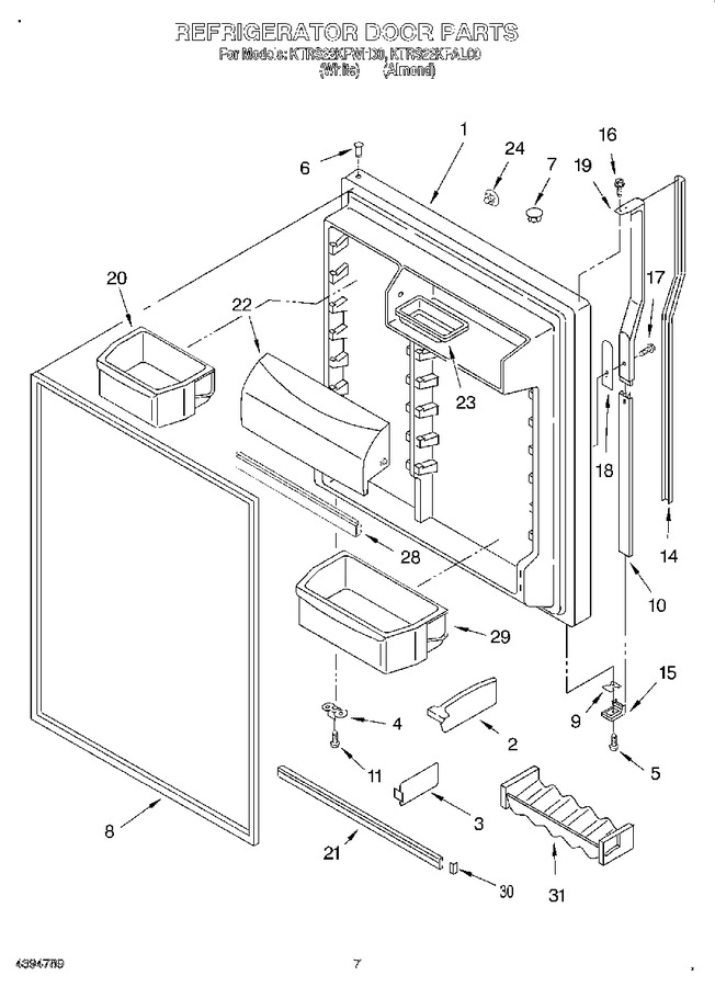 Diagram for KTRS22KFWH00